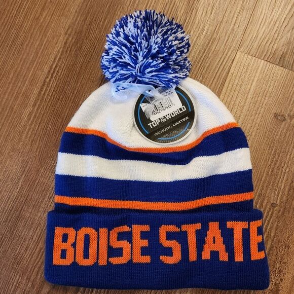?NWT Top Of The World Blue & Orange Boise State Broncos Unisex Beanie One Size main image 6
